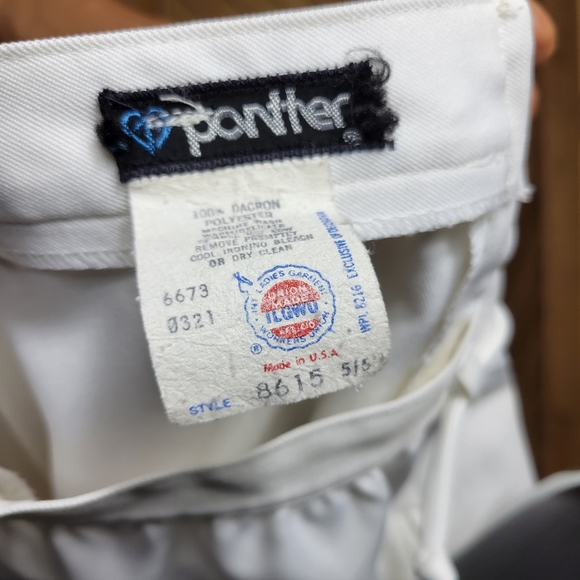 Vintage White High Waist A-line Midi Skirt with Pockets - Picture 12 of 12